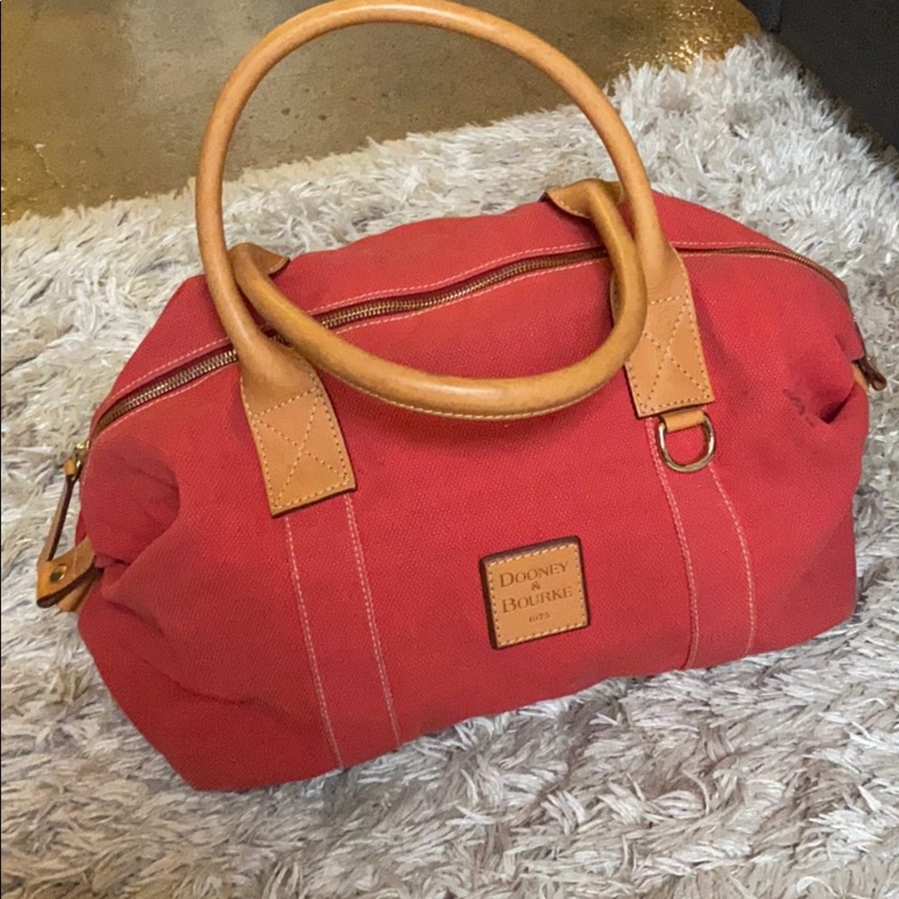 SOLD Dooney & Bourke Red Slouch Purse